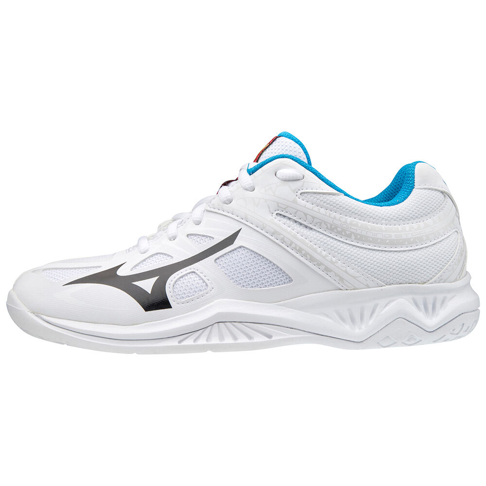 Sapatilhas Voleibol Mizuno Lightning Star Z5 - Homem - Branco/Pretas/Azuis - BYSVX3925